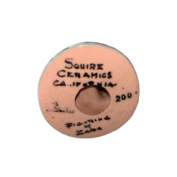 Vintage California Squire Ceramics Hand painted Figurine Signed Zaida #200 - Picture 3 of 3